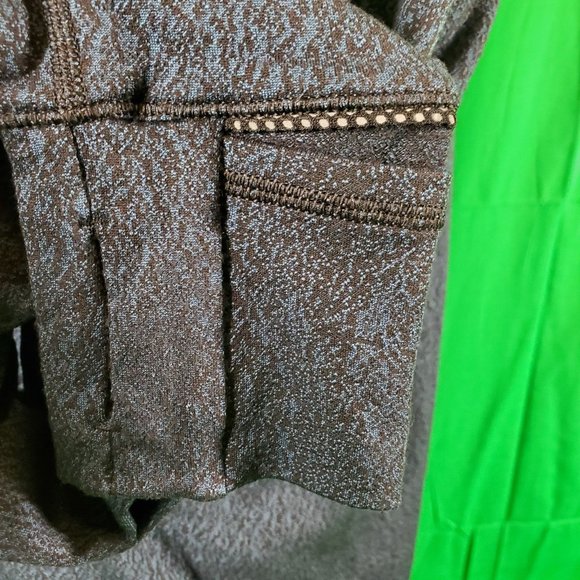 Lululemon Rulu Half Zip Pullover w/ Hand Warmers and Reflective Spray Jacquard 8 - Picture 8 of 8